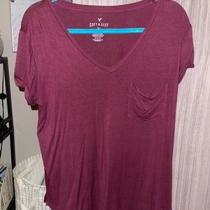 American Eagle Soft & Sexy Pocket Tee Size: M